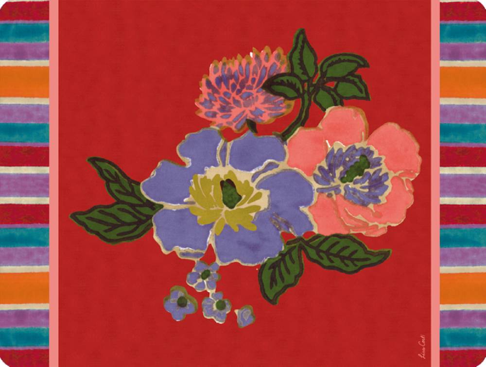 Lisa Corti tovaglietta rigida 30x40cm dandelion rust