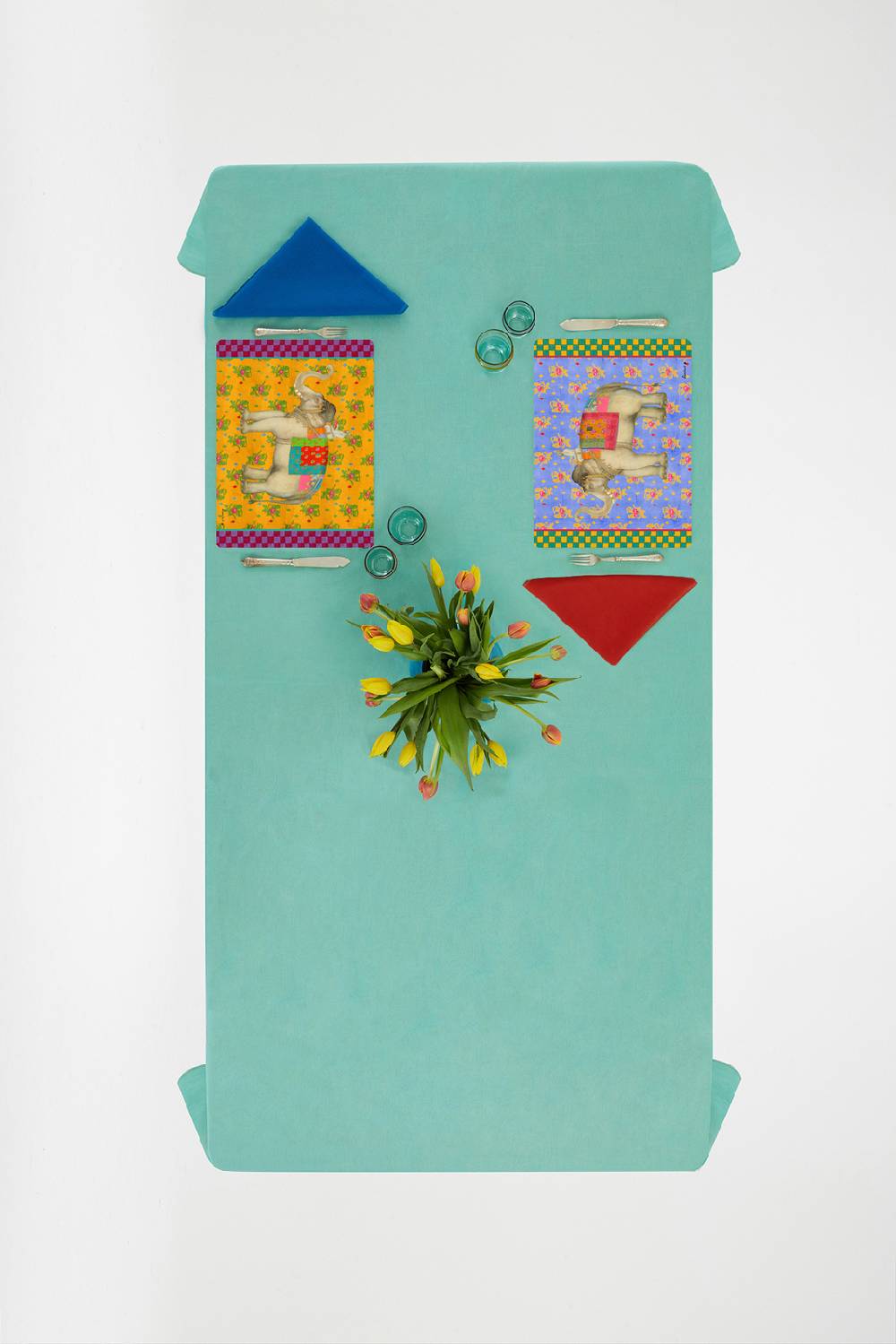 Lisa Corti Tovaglietta Rigida 30x40cm Elephant Rany