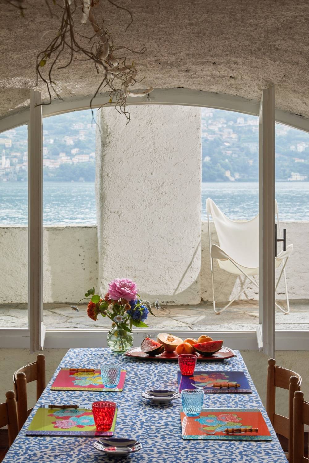 Lisa Corti Tovaglietta Rigida 30x40cm Kauai Peony Acid Green