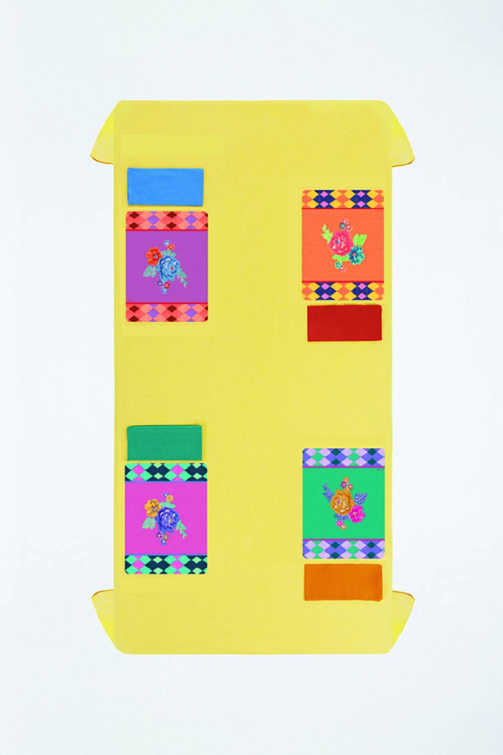 Lisa Corti Tovaglietta Rigida 30x40cm Losanga Lilac