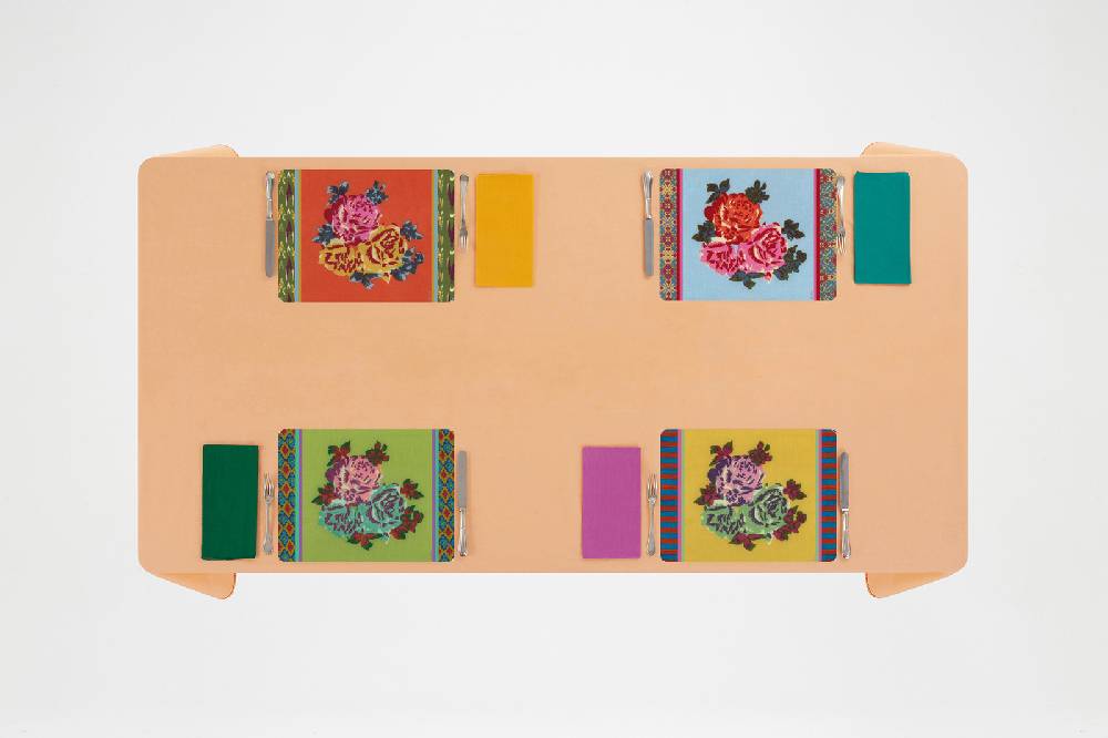 Lisa Corti Tovaglietta Rigida 30x40cm Naga Garden Green