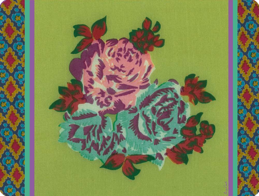 Lisa Corti Tovaglietta Rigida 30x40cm Naga Garden Green