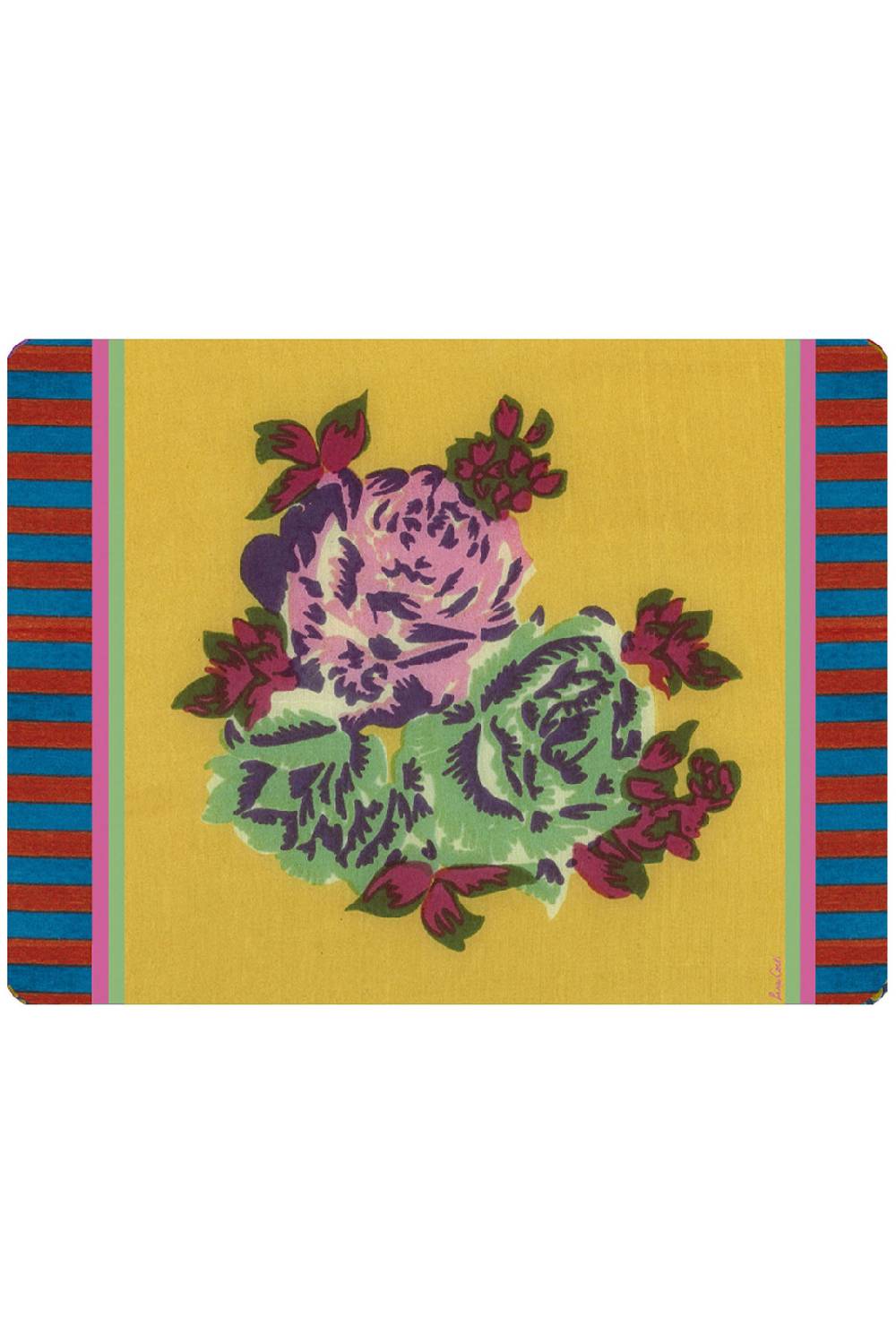 Lisa Corti tovaglietta rigida 30x40cm naga garden yellow