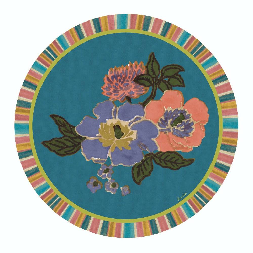 Lisa Corti tovaglietta rigida 34cm dandelion peacock