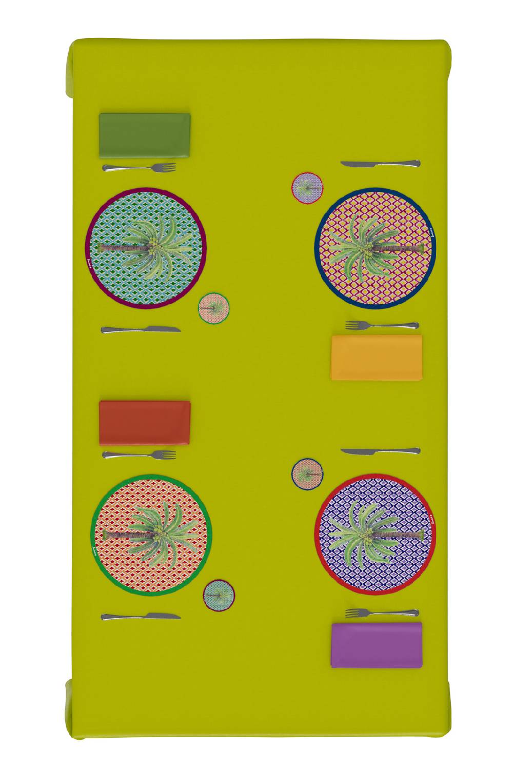 Lisa Corti Tovaglietta Rigida 34cm Hima Palma Green