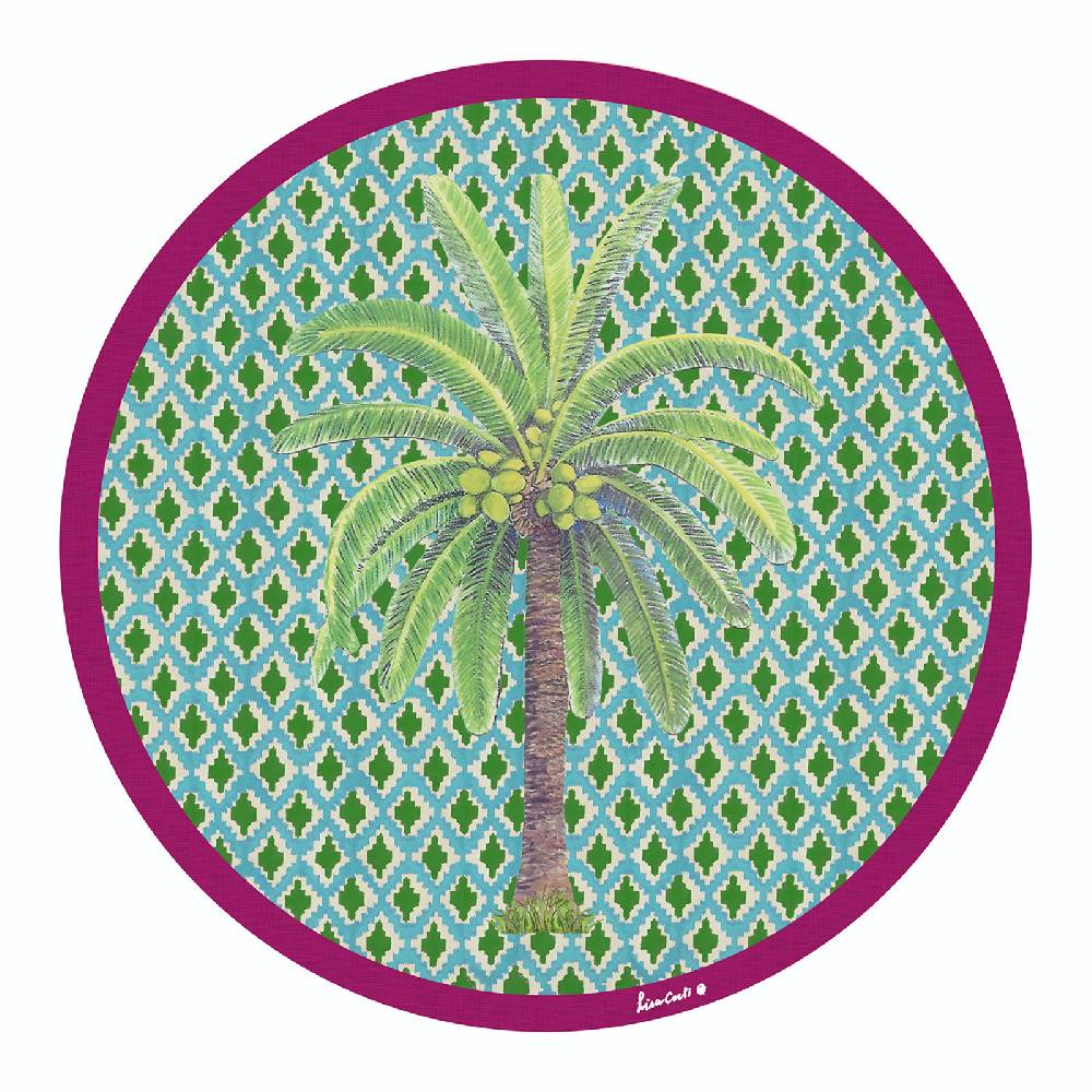 Lisa Corti Tovaglietta Rigida 34cm Hima Palma Green