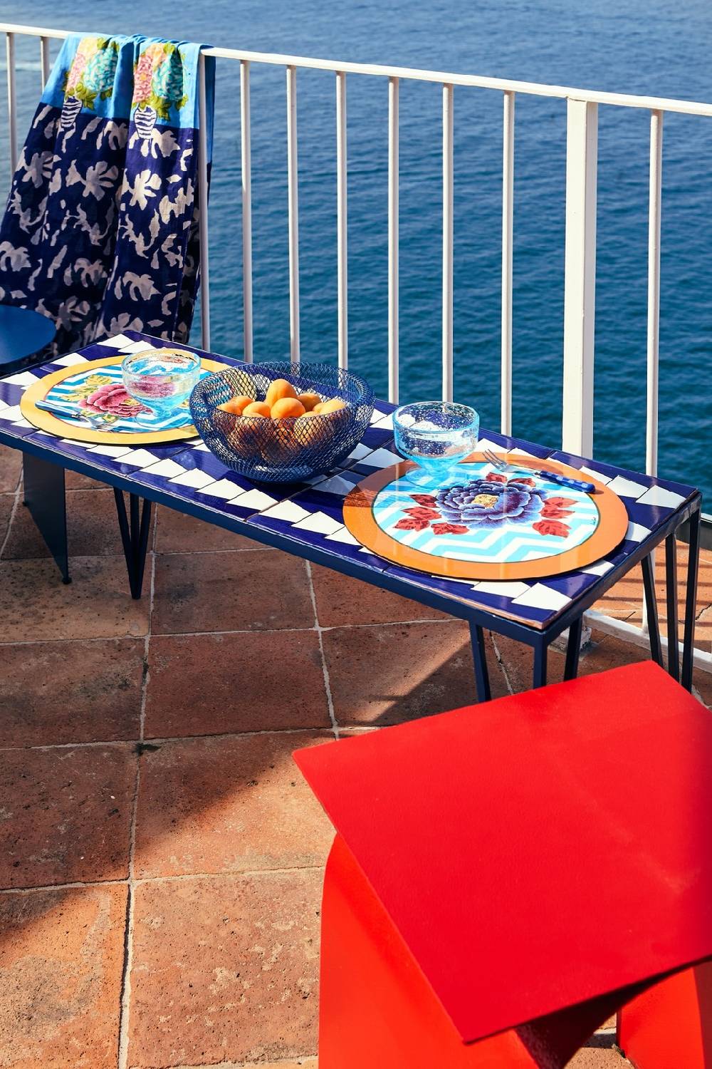 Lisa Corti Tovaglietta Rigida 39cm Lisa Corti X La Minervetta Glory Zig Zag Mustard