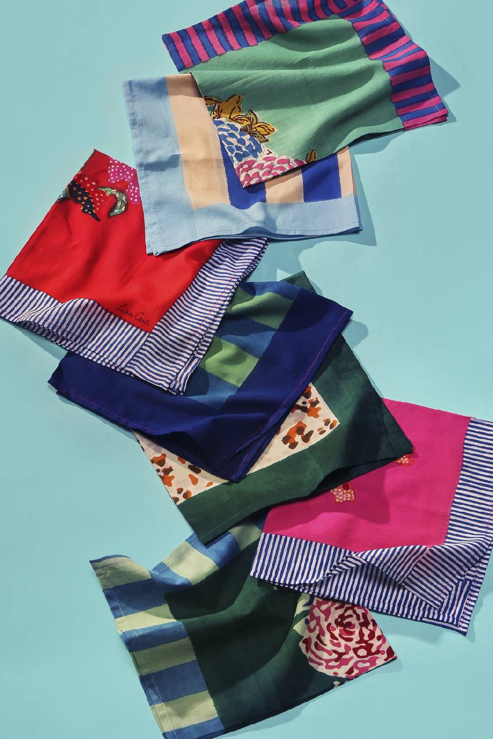 Lisa Corti Tovagliolo Cotone 50x50cm Indonesian Rose