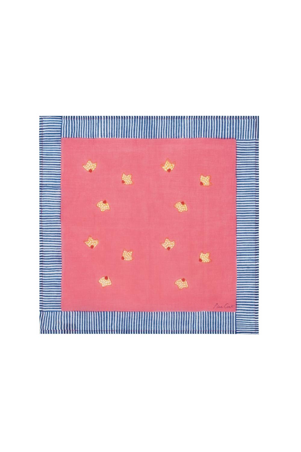 Lisa Corti tovagliolo cotone 50x50cm indonesian rose