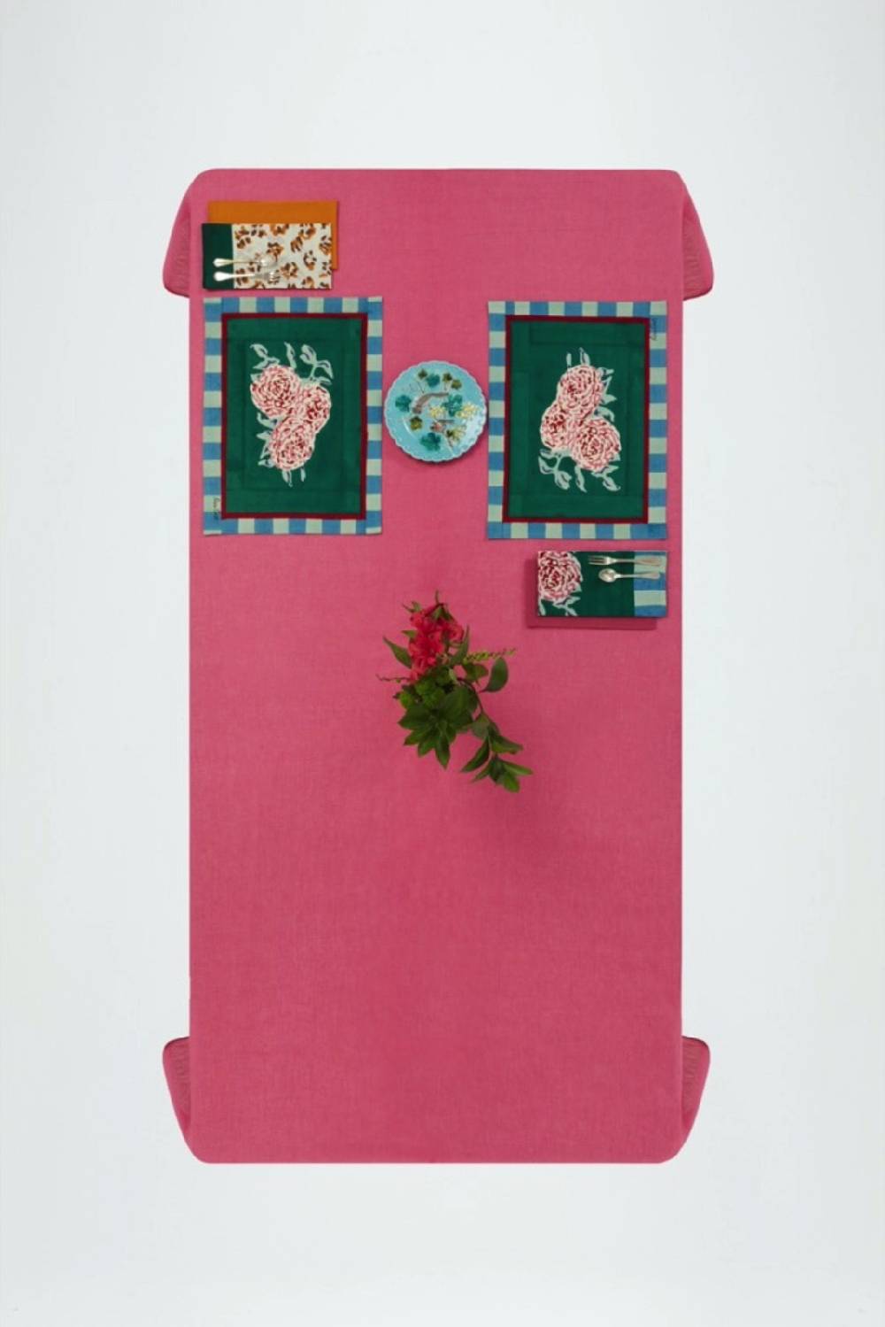 Lisa Corti Tovagliolo Cotone 50x50cm Leopard Touch Brown