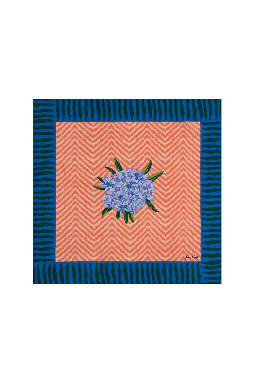 Lisa Corti tovagliolo cotone 50x50cm oleander peach