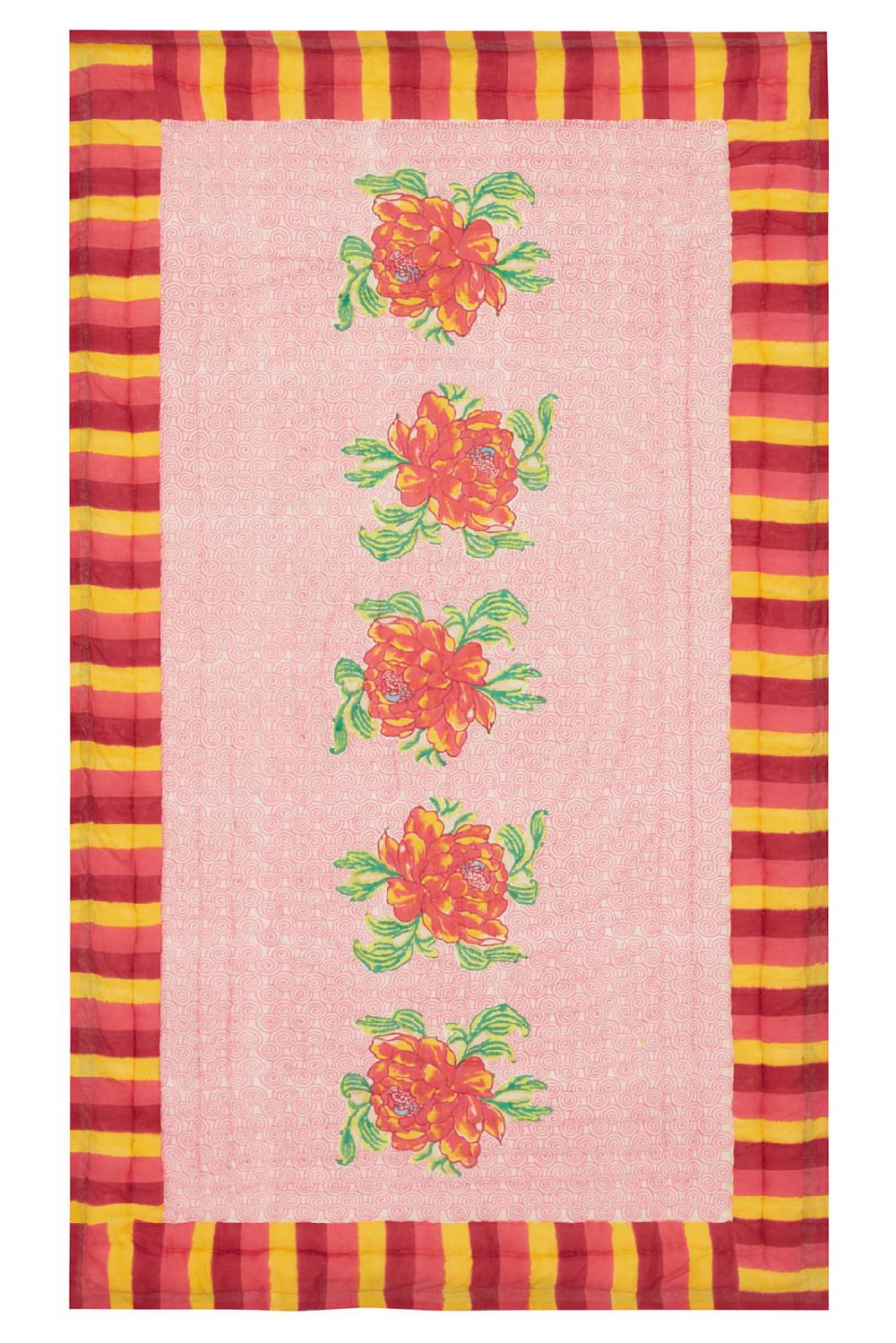 Lisa Corti trapunta reversibile 110x180cm camelia magenta pink