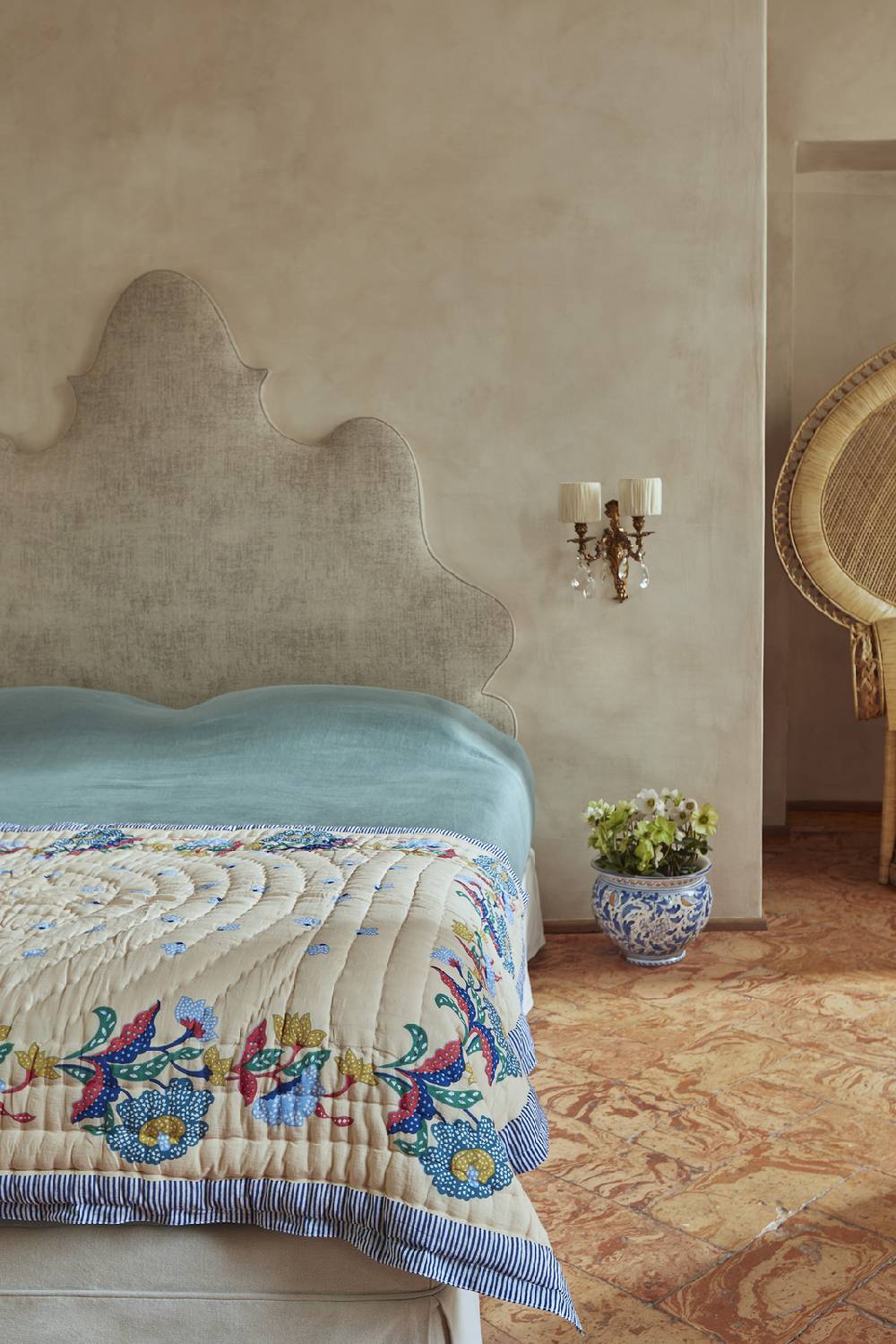 Lisa Corti Trapunta Reversibile 110x180cm Cutter Brooks X Lisa Corti Indonesian Natural Cold