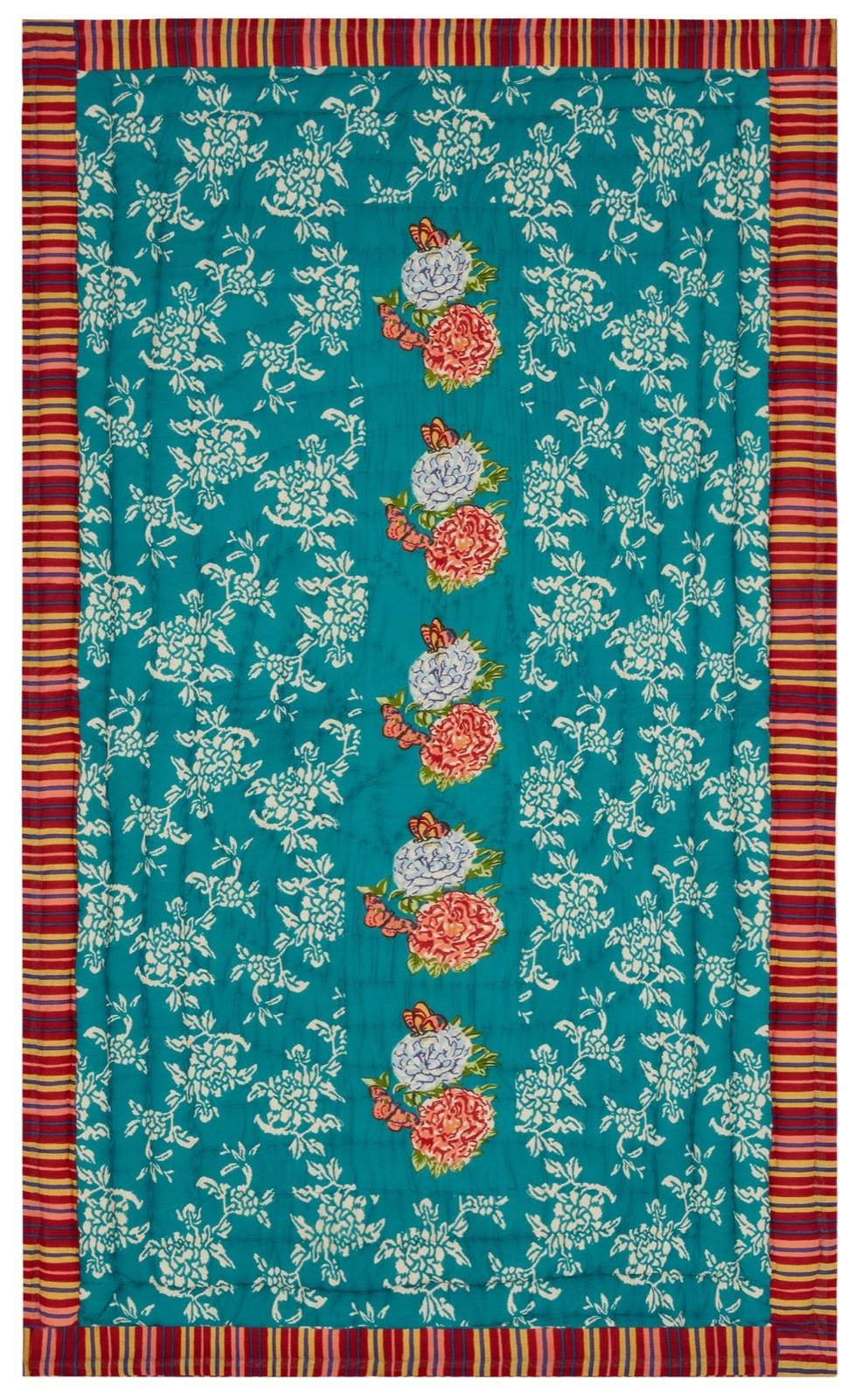 Lisa Corti trapunta reversibile 110x180cm kandem queen green