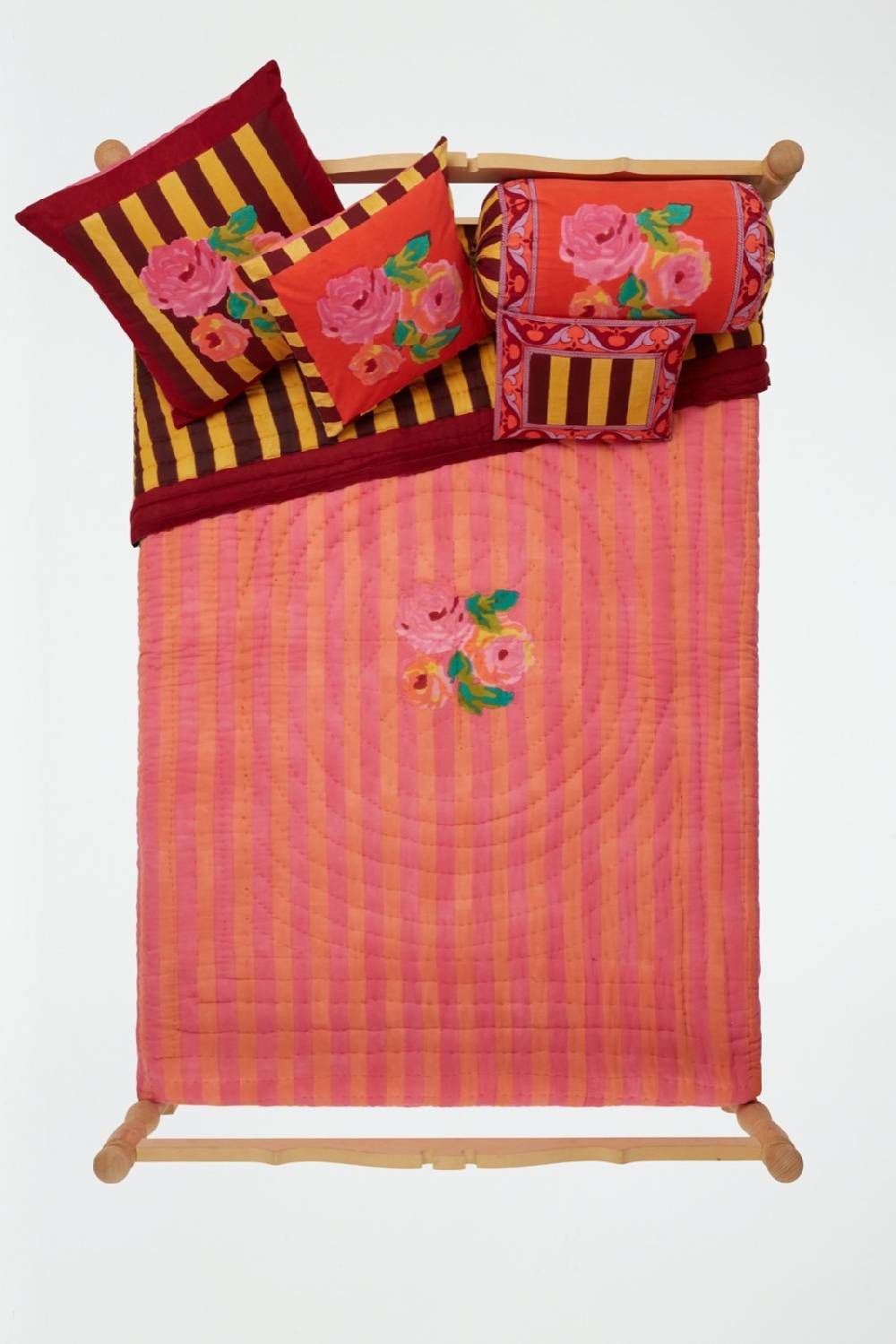 Lisa Corti Trapunta Reversibile 220x270cm Nizam Red