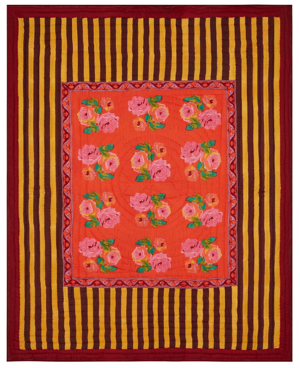 Lisa Corti trapunta reversibile 220x270cm nizam red