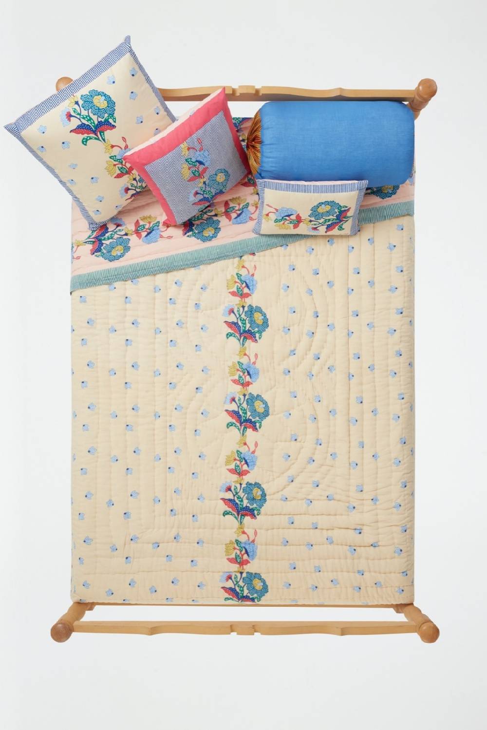 Lisa Corti Trapunta Reversibile 250x270cm Cutter Brooks X Lisa Corti Indonesian Natural Cold