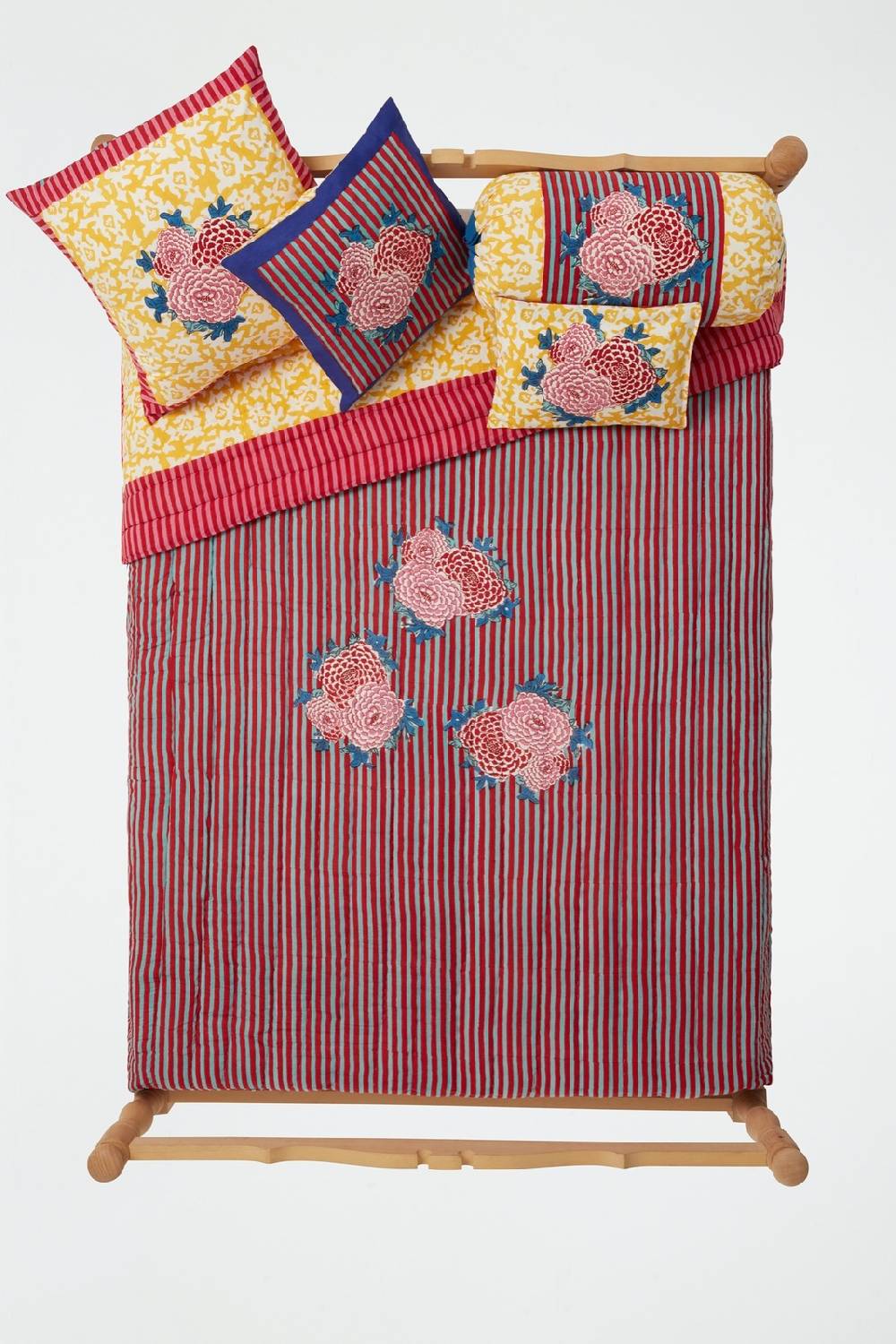 Lisa Corti Trapunta Reversibile 250x270cm Lisa Corti X La Minervetta Arabesque Corolla Gold Natural