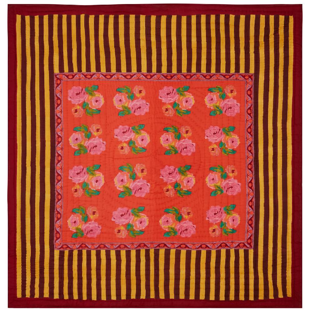 Lisa Corti trapunta reversibile 250x270cm nizam red