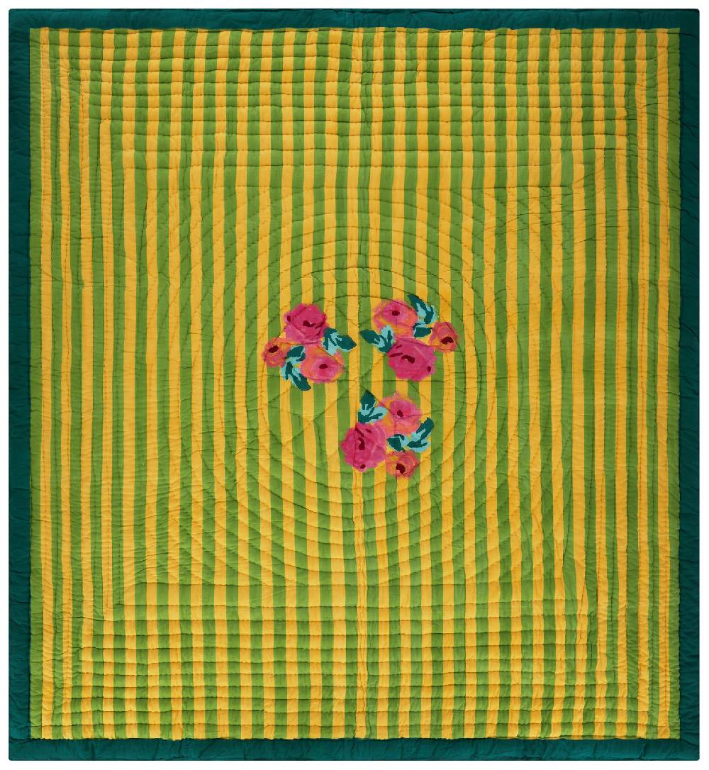 Lisa Corti Trapunta Reversibile 250x270cm Nizam Sulphur