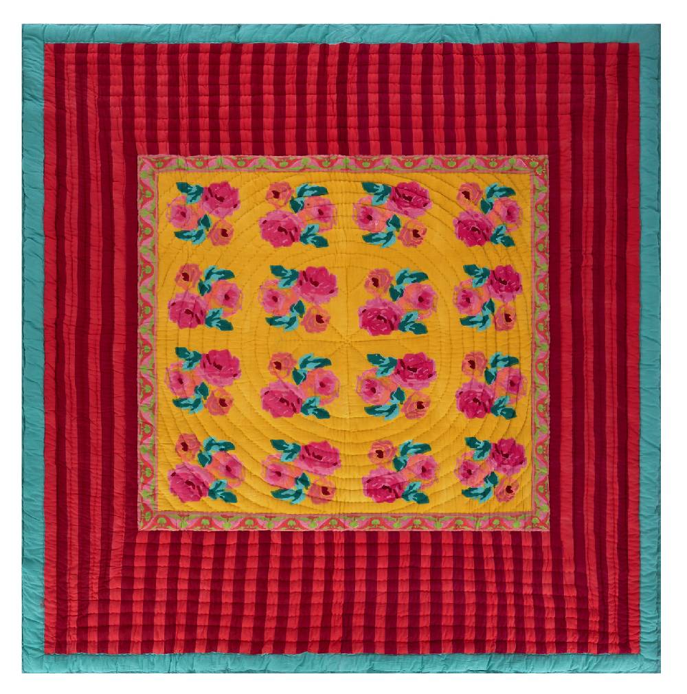 Lisa Corti trapunta reversibile 250x270cm nizam sulphur