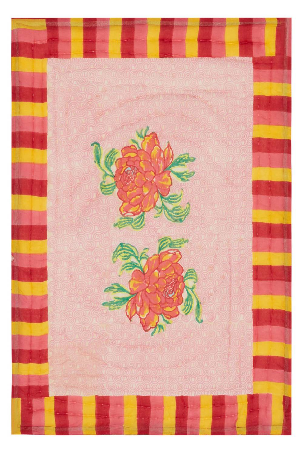 Lisa Corti trapunta reversibile 70x110cm camelia magenta pink