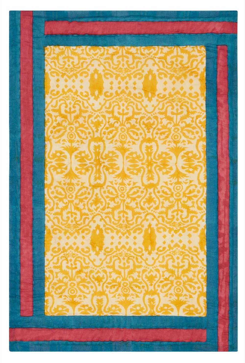 Lisa Corti trapunta reversibile 70x110cm damask design gold