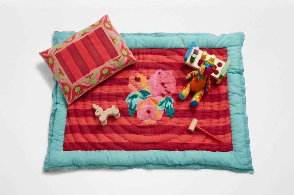 Lisa Corti Trapunta Reversibile 70x110cm Nizam Sulphur