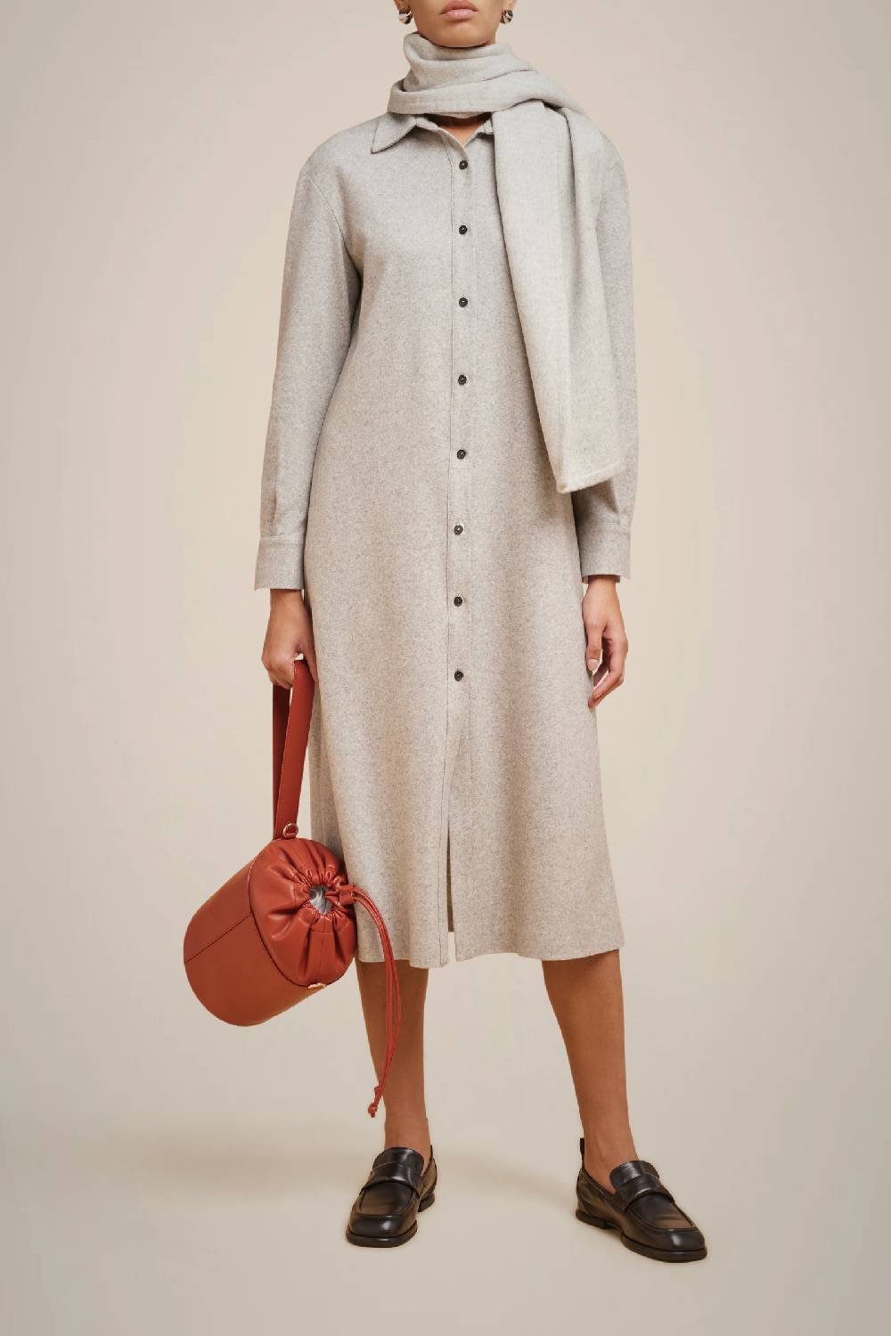 Liviana Conti ABITO BLOUSE IN PANNO CASHMERE W4FF4WN25X47-0.40