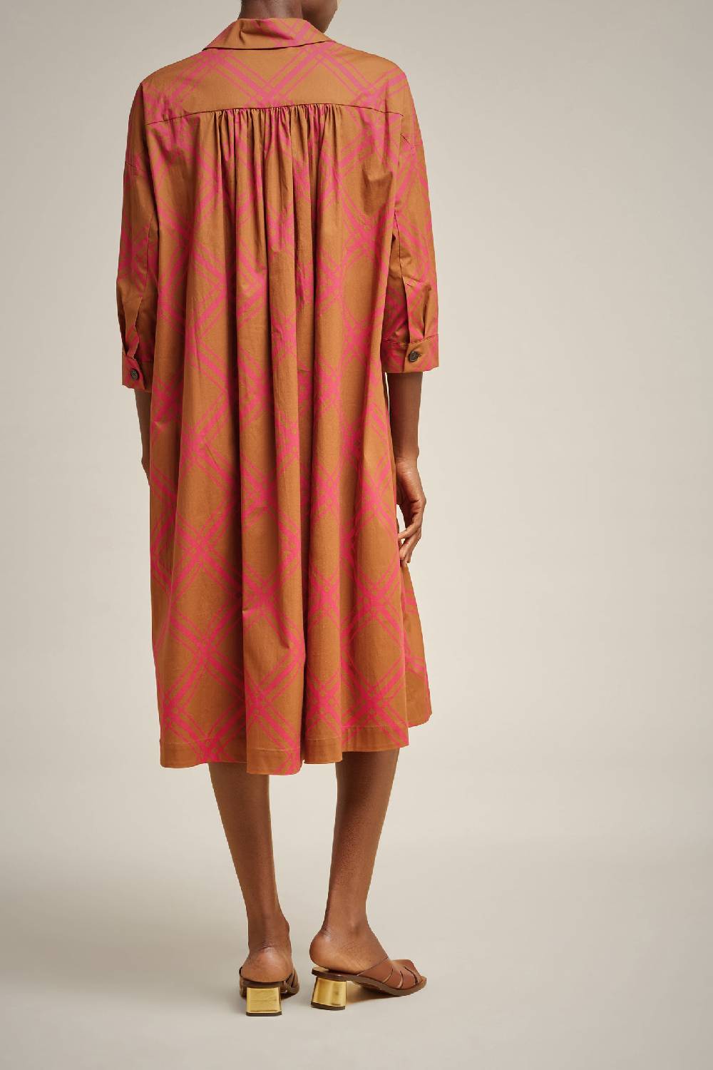 Liviana Conti ABITO COLLO CAMICIA S4LL4SU331-CHK.38