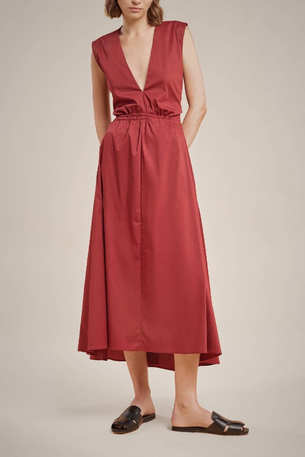 Liviana Conti ABITO LUNGO POPELINE S4LL4SK21D41-2.38