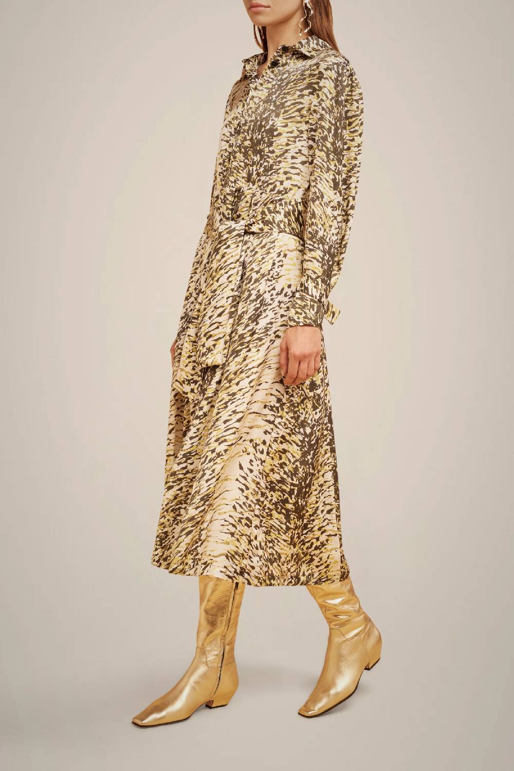 Liviana Conti ABITO STAMPATO CON CINTURA W4FF4WU20FLG-1.38