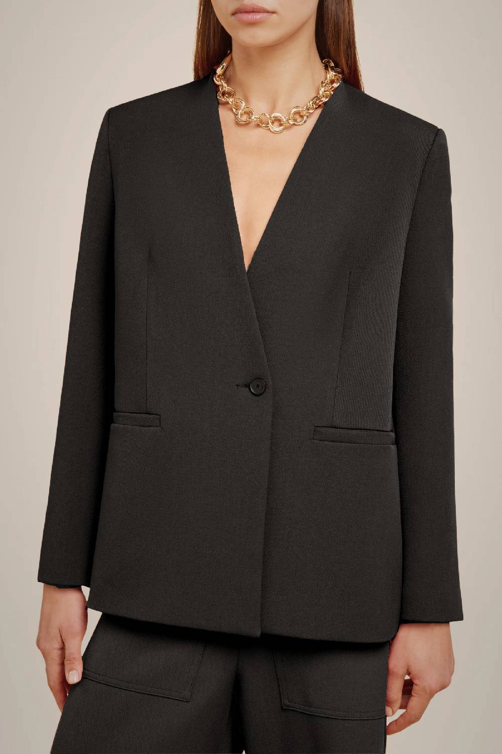 Liviana Conti BLAZER IN PUNTO MILANO LUCIDO W4FF4WM56A08-1.38