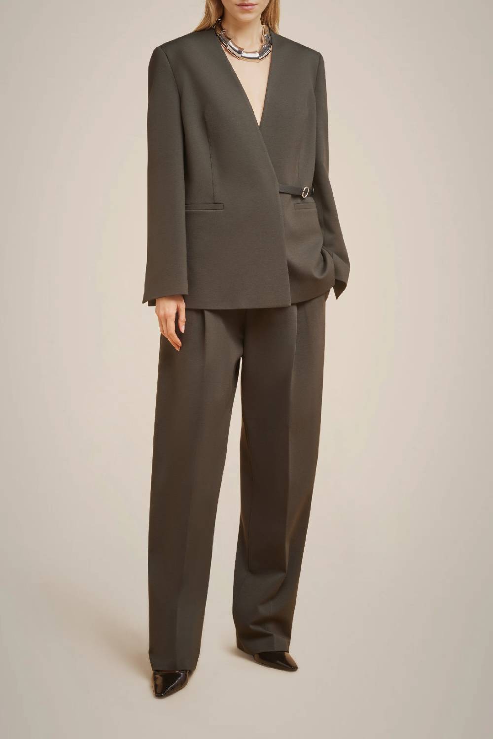 Liviana Conti BLAZER IN PUNTO MILANO W4FF4WI52S89-0.38