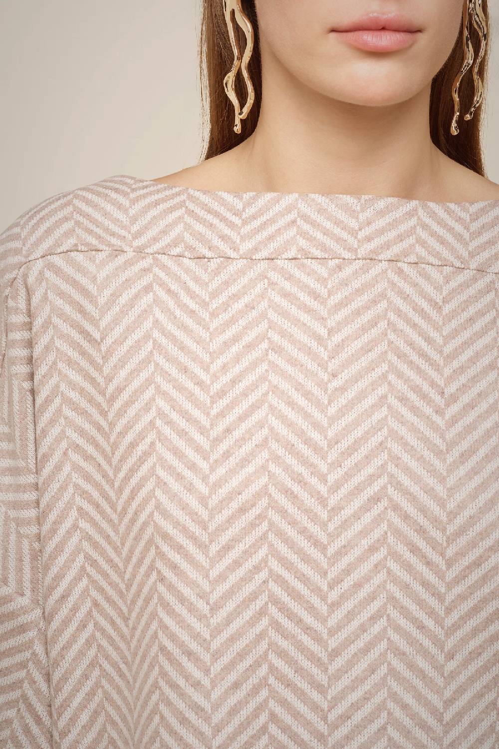 Liviana Conti BLUSA PANNO CASHMERE W4FF4WL186-RSC.38