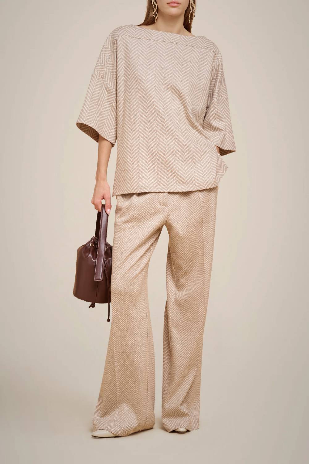 Liviana Conti BLUSA PANNO CASHMERE W4FF4WL186-RSC.38