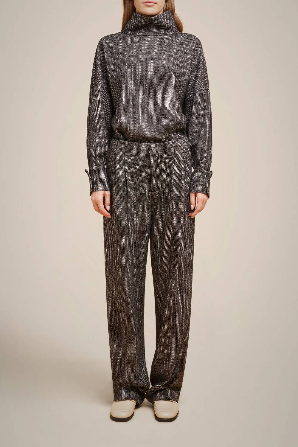 Liviana Conti BLUSA PANNO CASHMERE W4FF4WL20SAL-3.38