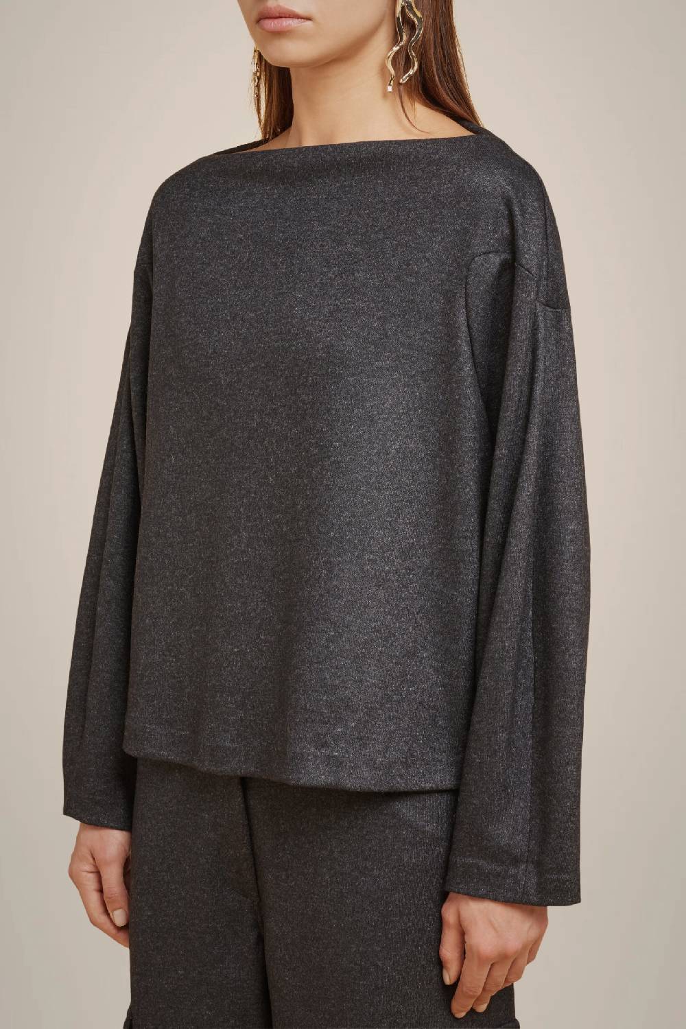 Liviana Conti BLUSA PANNO CASHMERE W4FF4WN06Y49-0.38