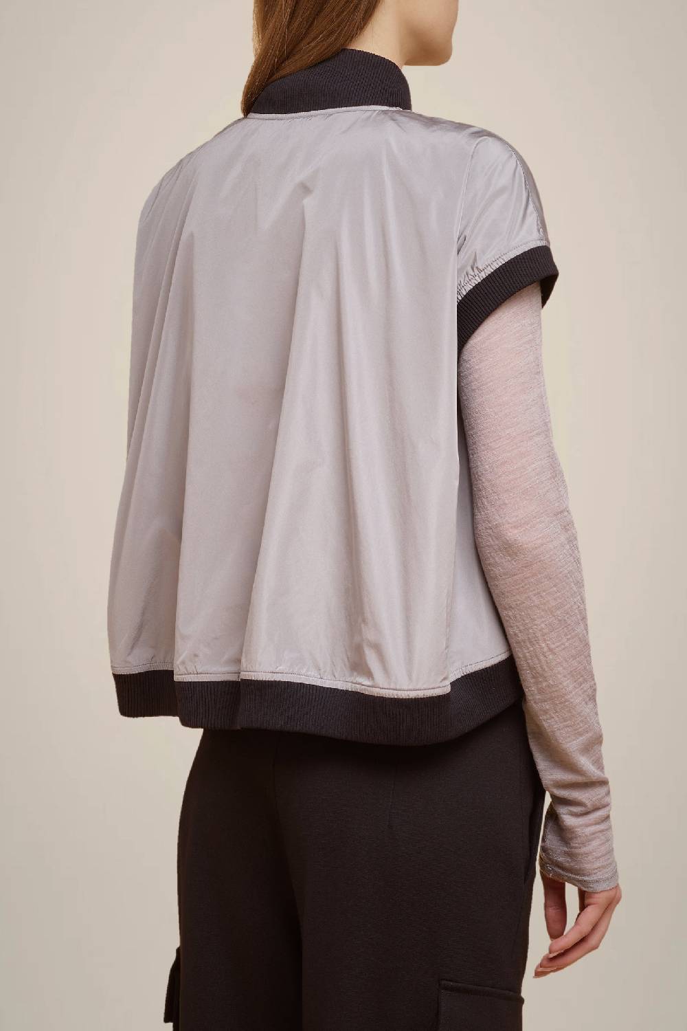 Liviana Conti BOMBER SMANICATO IN TAFFETA' W4FF4WY25X72-0.40