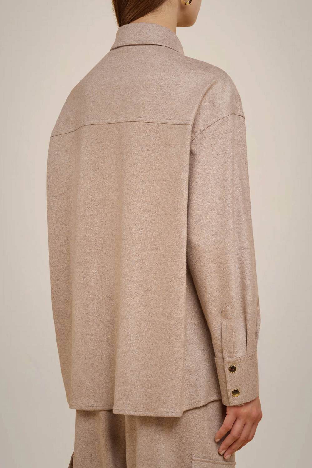 Liviana Conti CAMICIA IN PANNO CASHMERE W4FF4WN20W69-0.38