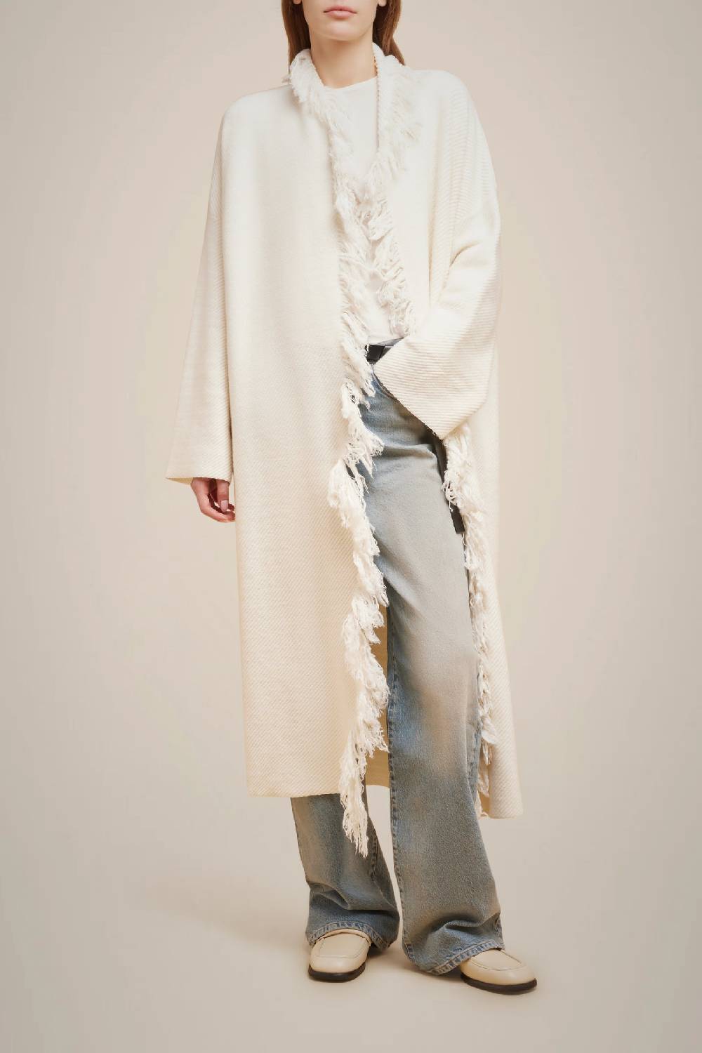 Liviana Conti CAPPOTTO CON FRANGE W4FF4WB32A08-1.XS