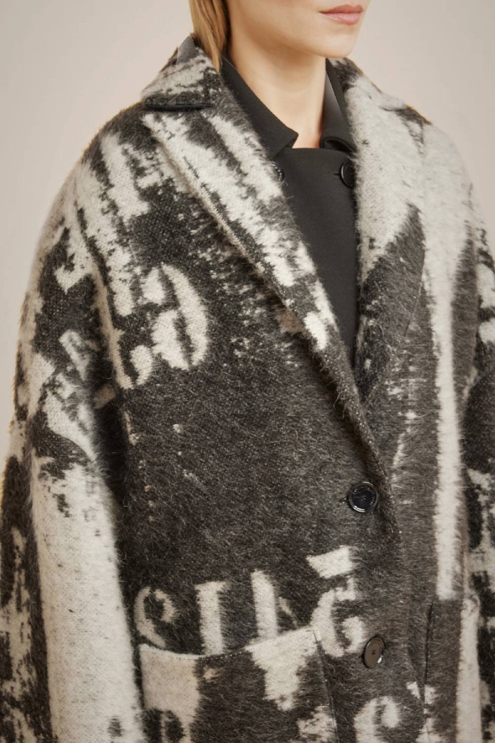 Liviana Conti CAPPOTTO MOHAIR GARZATO W4LL4WG72NUM-1.XS