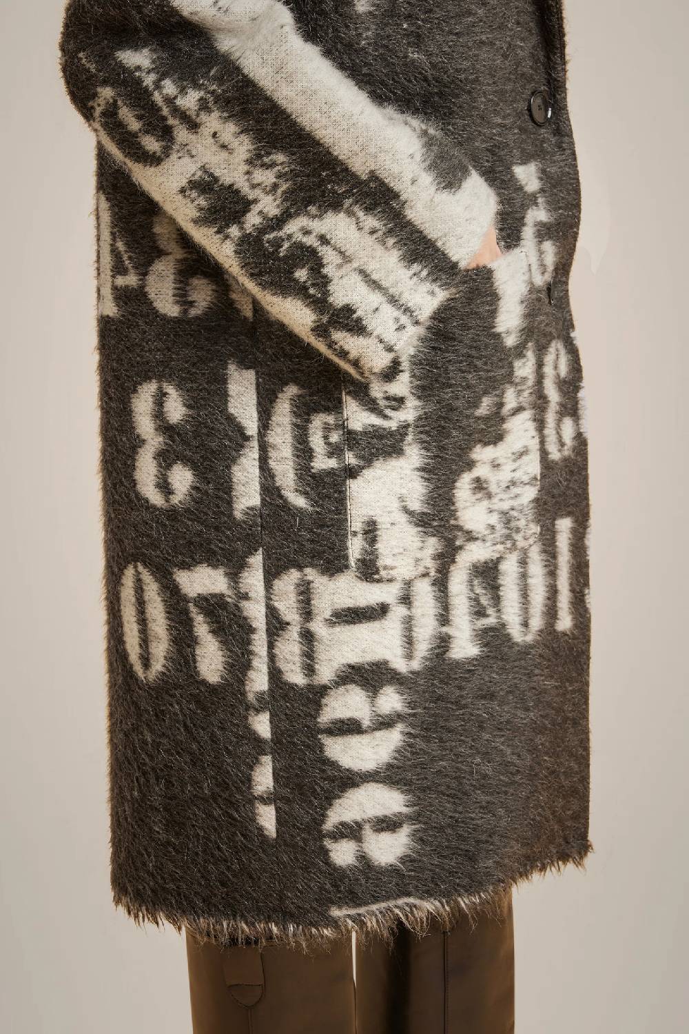 Liviana Conti CAPPOTTO MOHAIR GARZATO W4LL4WG72NUM-1.XS