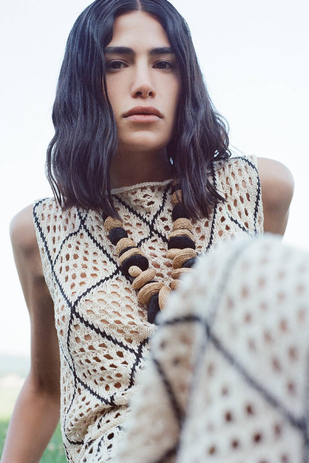 Liviana Conti COLLANA RAFIA BICOLO S4AA4SJ52A53-Y.NR