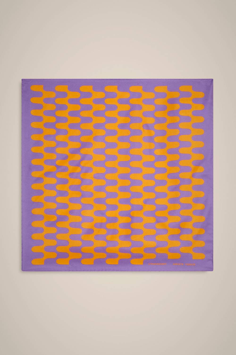 Liviana Conti FOULARD STAMPA ONDE S4AA4SF11ONDE3.NR