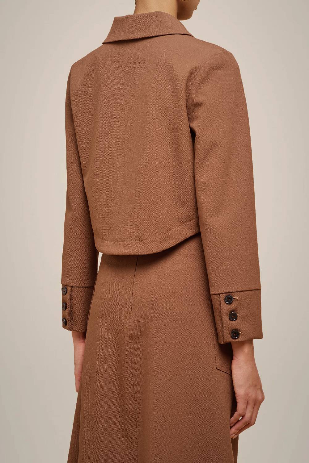 Liviana Conti GIACCA CROP PUNTO MILANO LUCIDO W4FF4WM55U82-1.42