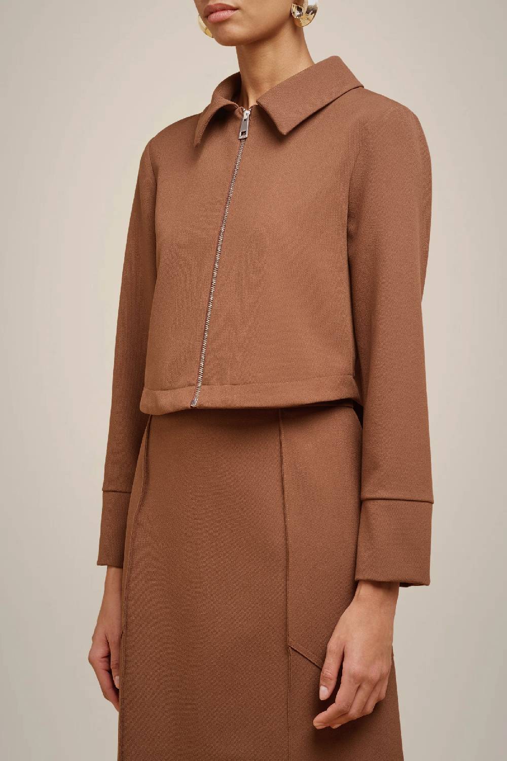 Liviana Conti GIACCA CROP PUNTO MILANO LUCIDO W4FF4WM55U82-1.42