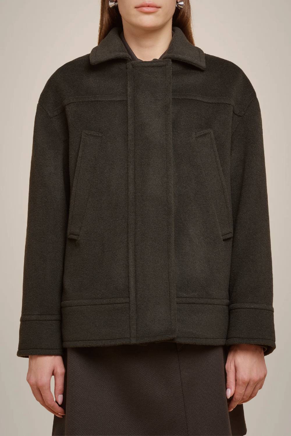 Liviana Conti GIACCA IN PANNO CASHMERE W4FF4WL45S89-0.38