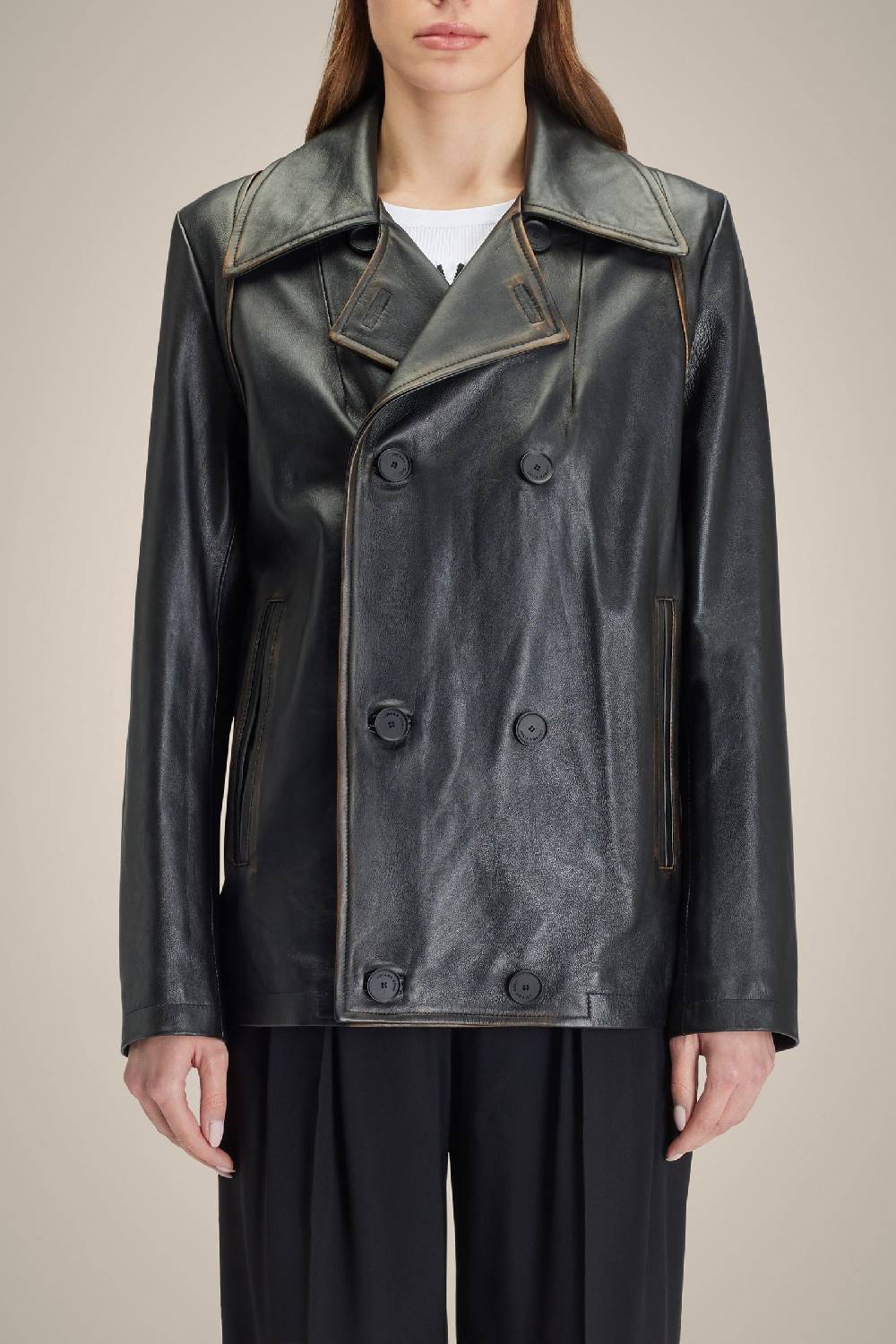 Liviana Conti GIACCA PELLE DOPPIOPETTO S4NN4SX35Y69W6.S