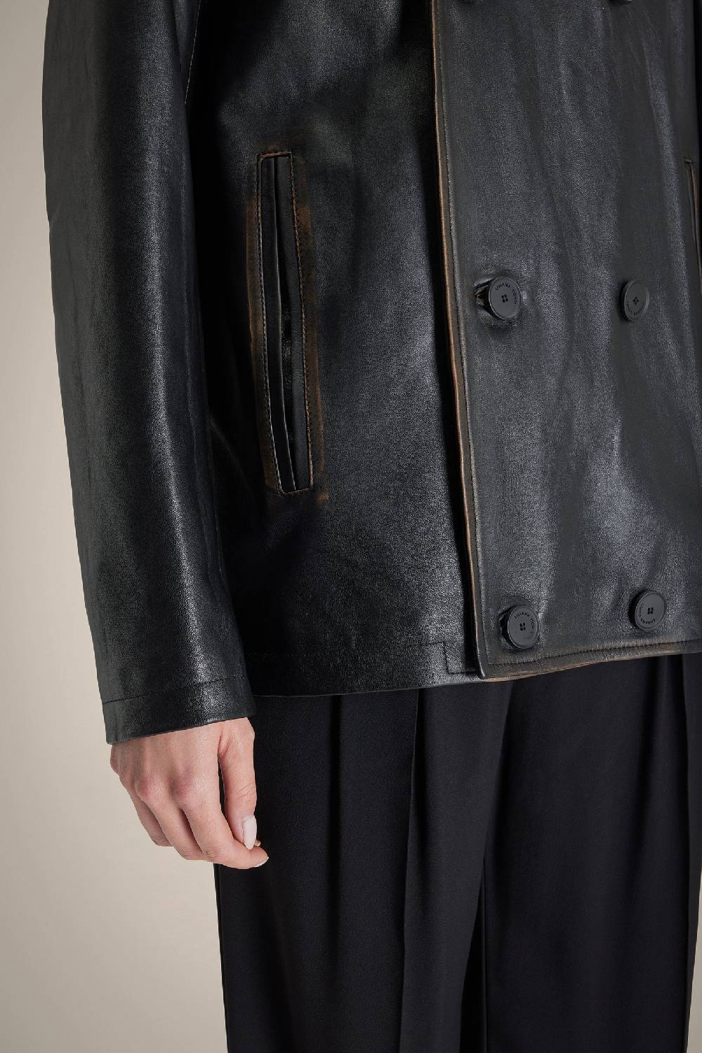 Liviana Conti GIACCA PELLE DOPPIOPETTO S4NN4SX35Y69W6.S